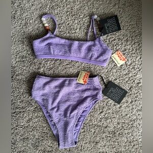 Free People High Waisted Bikini Set and Cover Up